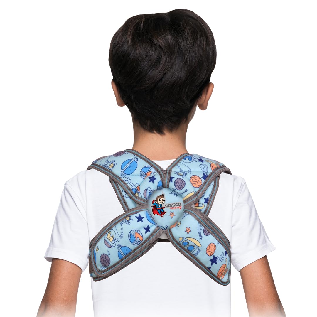 Vissco Champ Clavicle Brace Shoulder Support for Kids, Stabilizes the clavicle, Comfortable & Adjustable for Fractures, Pain Relief & Recovery