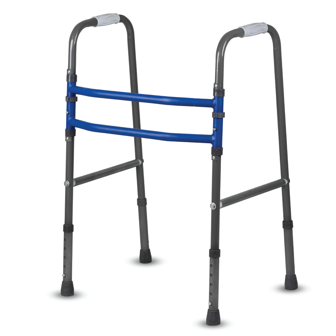Vissco Medipedic Walker - Double Bar | Push-Clip Folding
