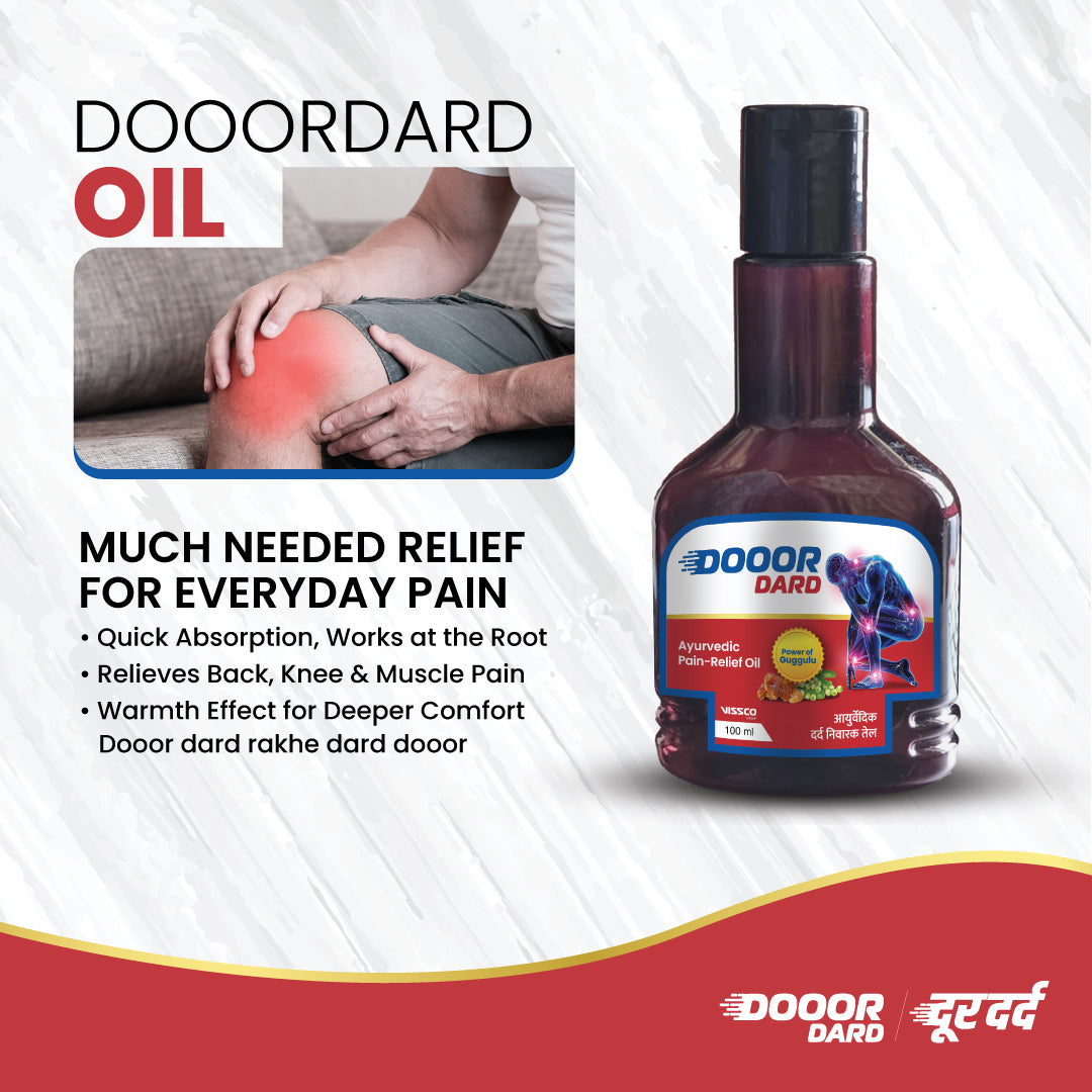 Dooor Dard Combo of Ayurvedic Pain Relief Oil 100ml  and Ayurvedic Pain Relief Gel 30gm + 30gm