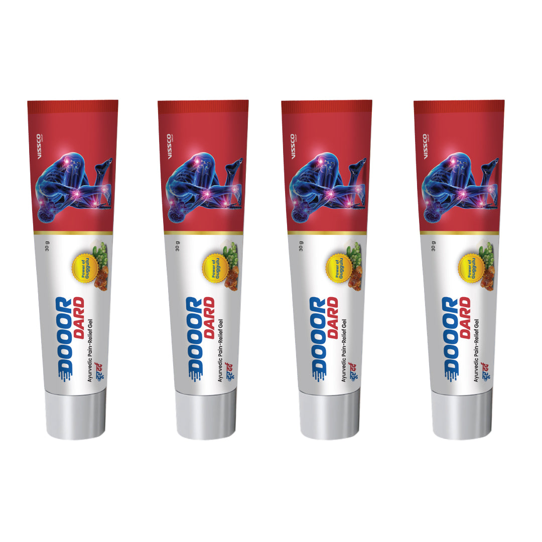 Vissco Dooor Dard Ayurvedic Pain Relief Gel 30 gm (Pack of 4)