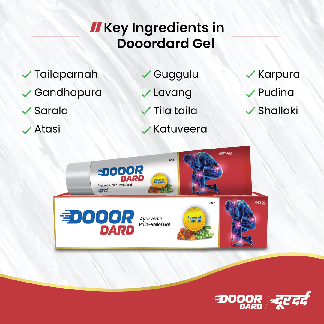 Dooor Dard Combo of Ayurvedic Pain Relief Oil 100ml  and Ayurvedic Pain Relief Gel 30gm + 30gm