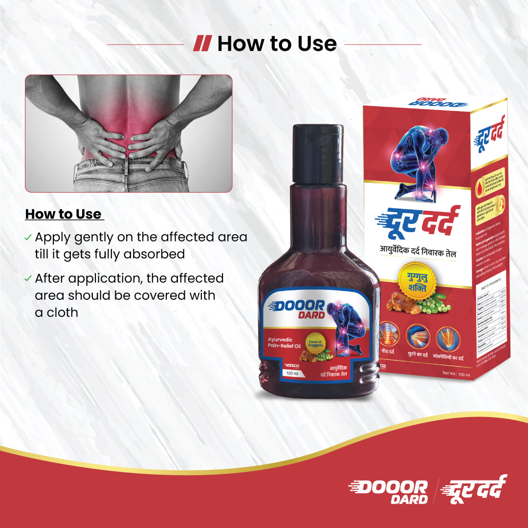 Vissco Dooor Dard Ayurvedic Pain Relief Oil 100 ml