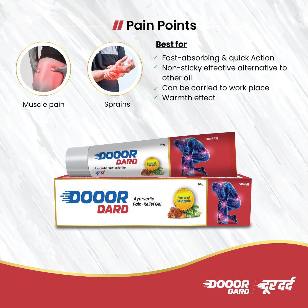 Vissco Dooor Dard Ayurvedic Pain Relief Gel 30 gm