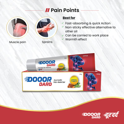 Dooor Dard Ayurvedic Pain Relief Gel 30 gm (Pack of 4)
