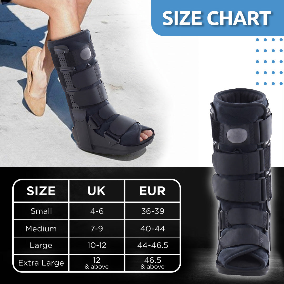 Vissco Pneumatic Walker Boot - with Single Push Button | Long, 17-inch