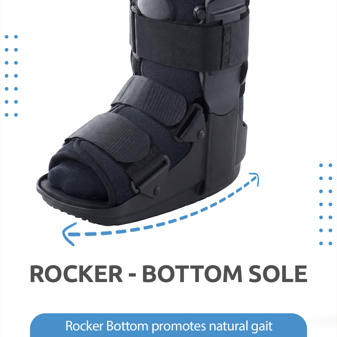 Vissco Pneumatic Walker Boot - with Single Push Button | Short, 11-inch