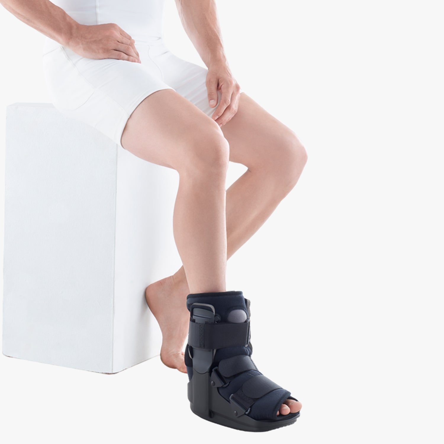 Vissco Pneumatic Walker Boot - with Single Push Button | Short, 11-inch