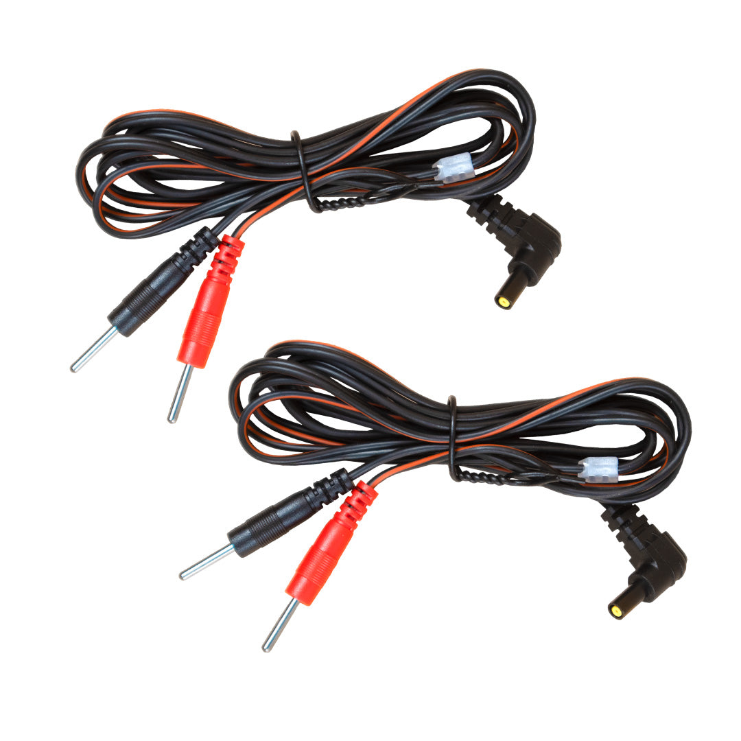 Vissco Johari | Lead Wire / Cable - 2.5mm, for – Tens250 / Stimtec2 / NishCalm,  (Set of 2 pieces)