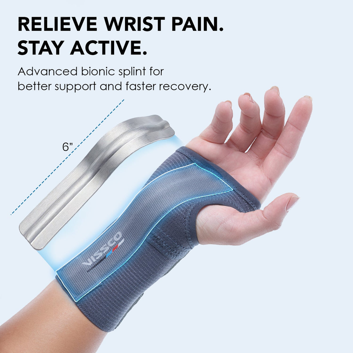 Vissco Elastic Wrist Support - Short