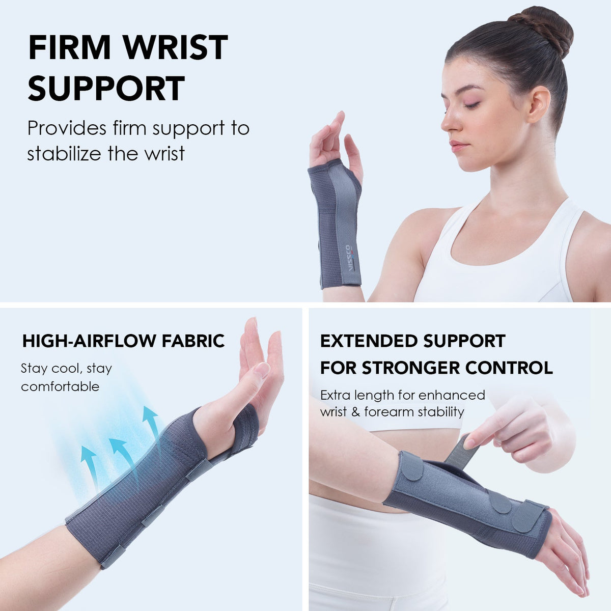 Vissco Elastic Wrist Support – Long