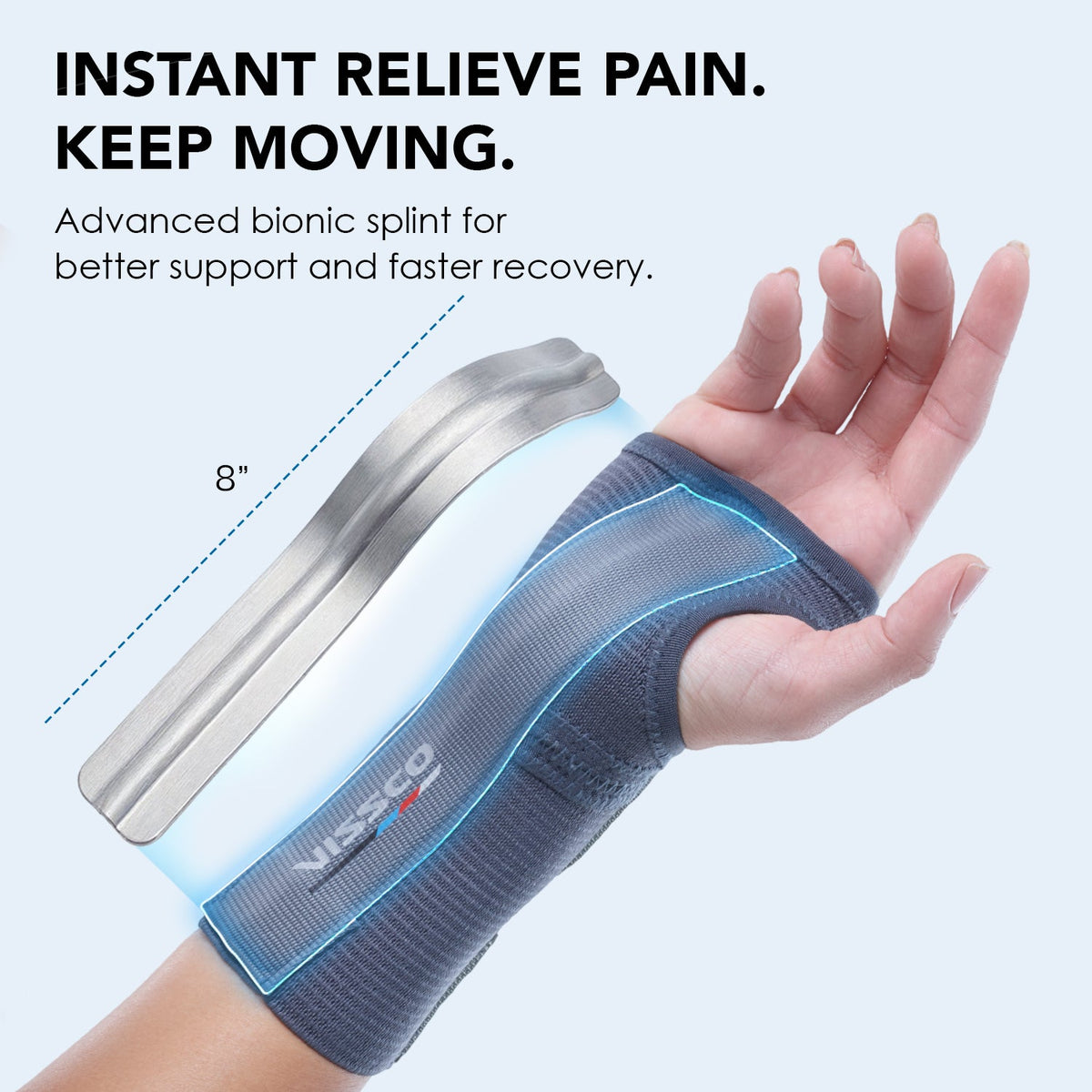 Vissco Elastic Wrist Support – Long