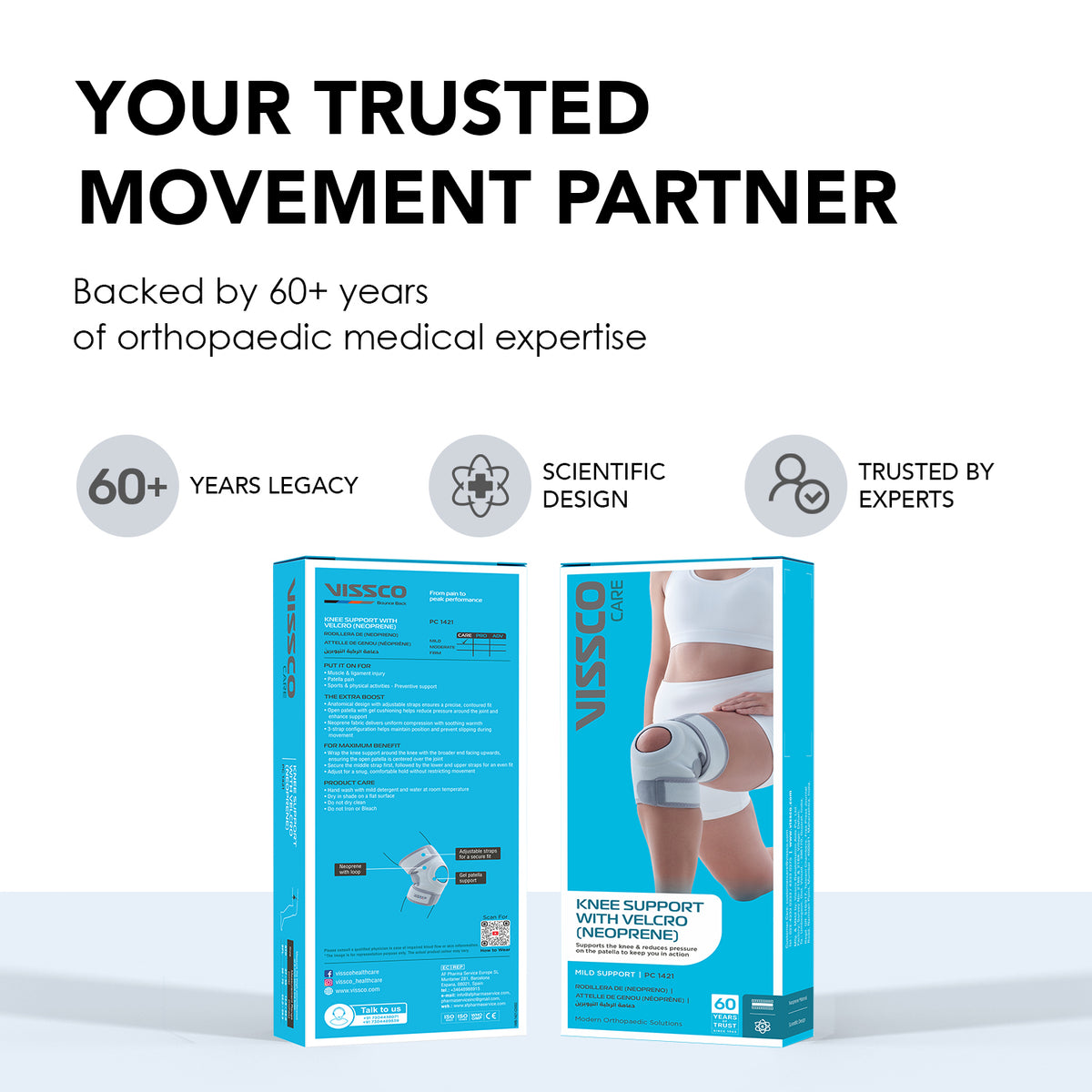 Vissco Knee Support - Neoprene