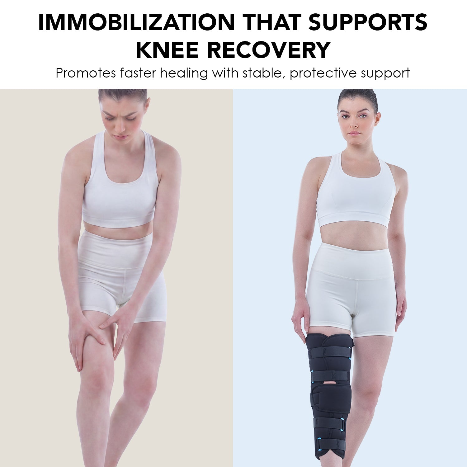 Vissco Knee Immobilizer - Long | 19-inch