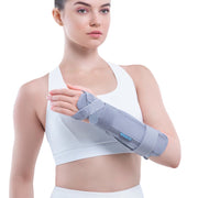 Forearm Brace - Long | Provides Firm Support to the Wrist | For Colle's fracture & Wrist Sprain/Strain - (Black) - Vissco Next