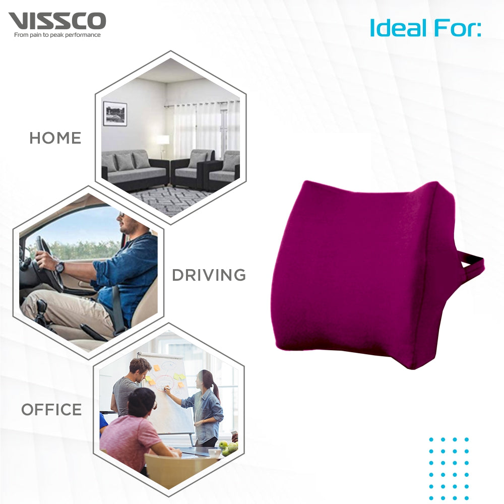 Vissco Orthopaedic Back Rest | Improve Posture And Releive Back Pain