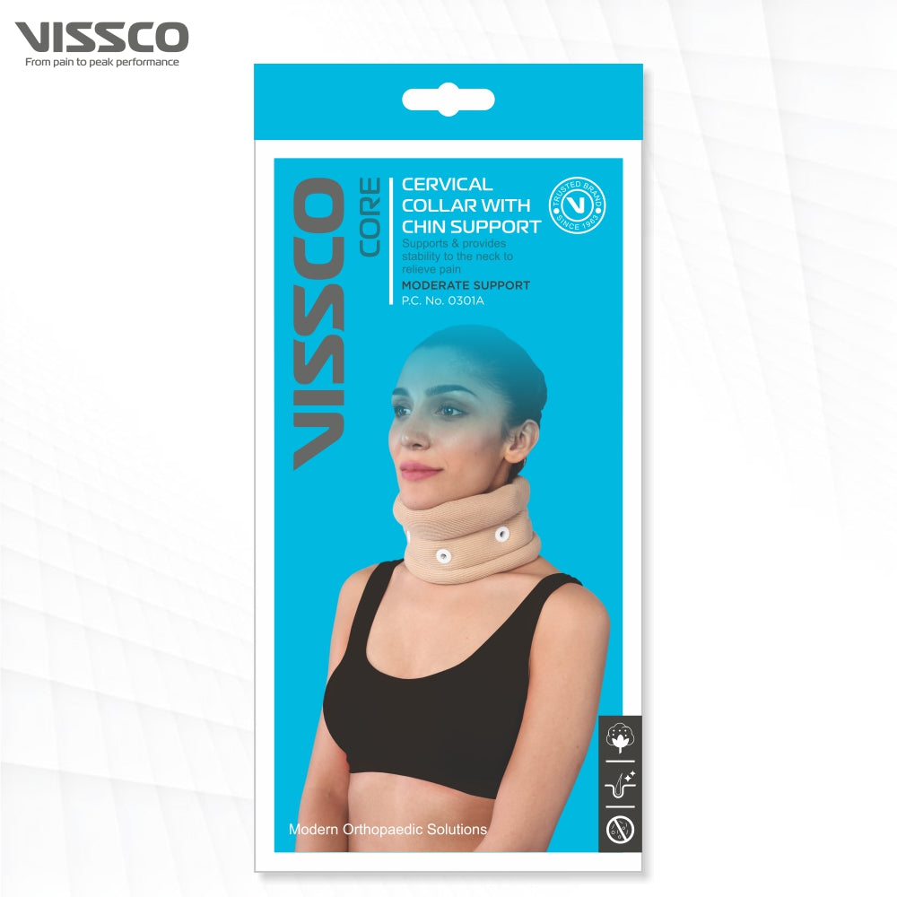 Vissco Cervical Collar - with Chin Support