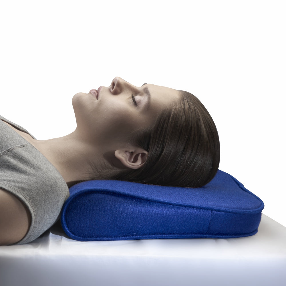 Deluxe Cervical Pillow | Neck Pillow to Maintain Correct Posture of the Neck & Spine Alignment (Grey) - Vissco Next