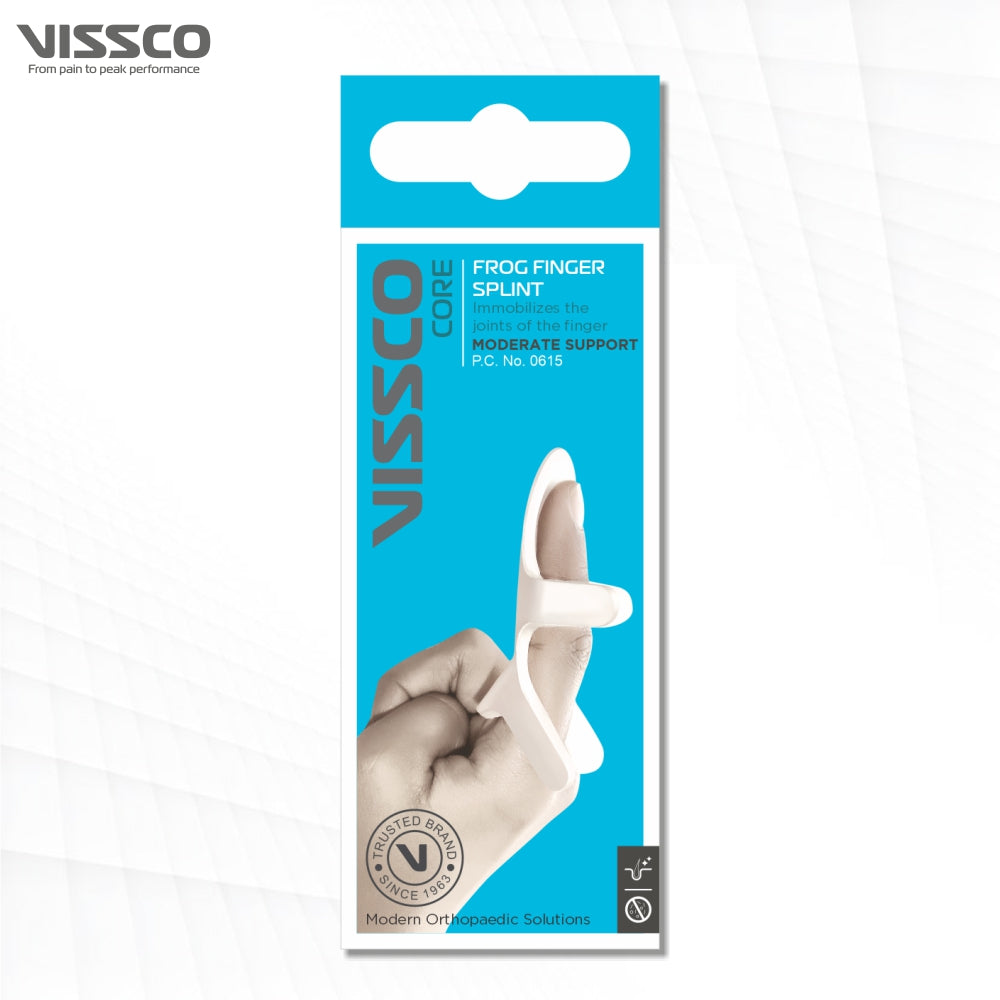 Finger Splint |Firm Finger Support  for metacarpal fracture | Tendon injury of the Finger & Post surgery (White)