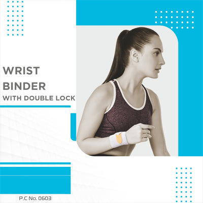 Wrist Binder With Double Lock (Mild Support)| Provides Firm Grip &  Support for  to the Wrist  for Sports & Workout (Grey) - Vissco Next