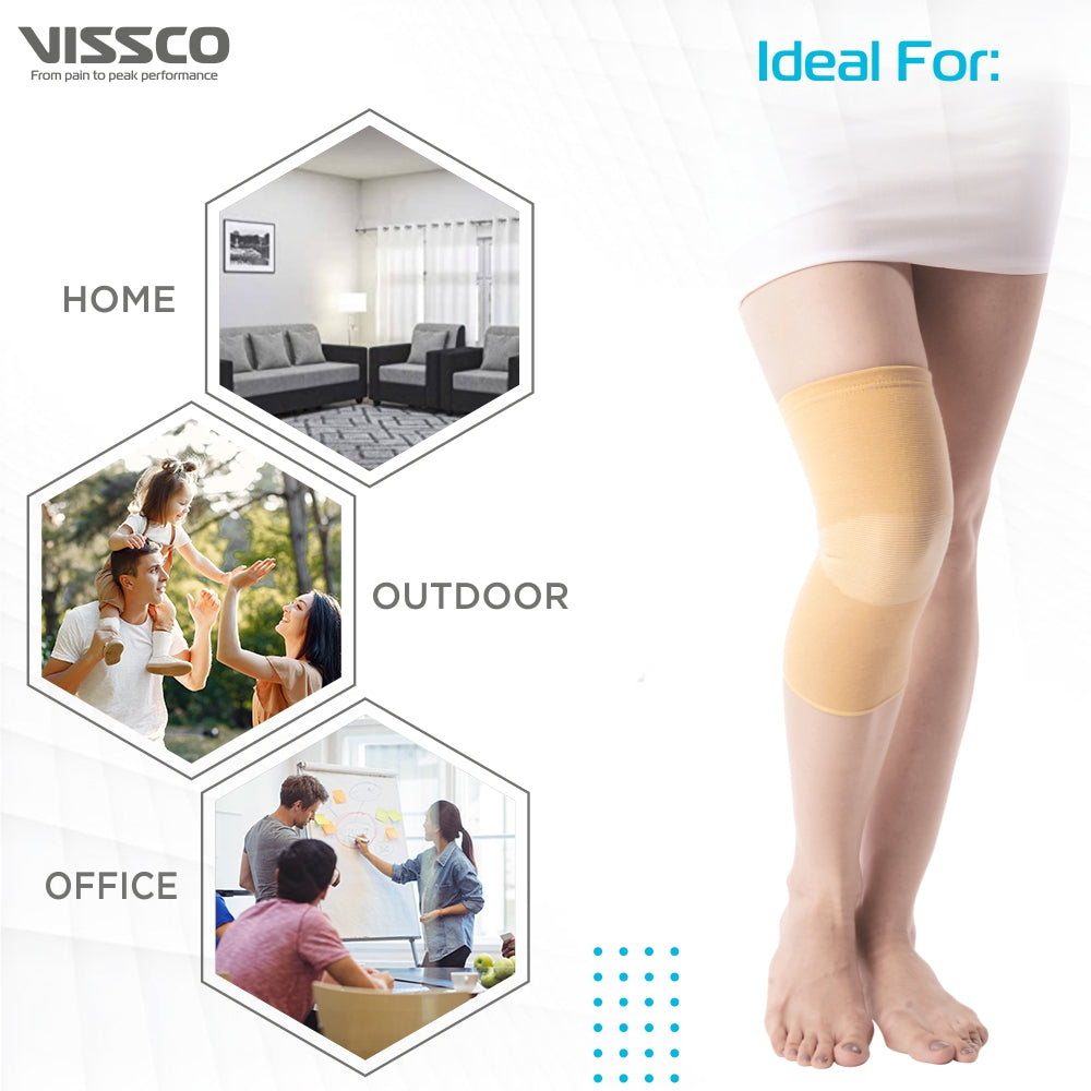Buy Vissco Patella Ribbed Elasticated Knee Cap Online – Vissco Next