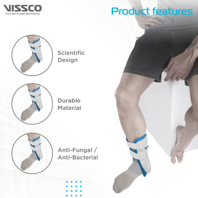 Air Ankle Brace | Provides Firm Support & Stability to the Ankle (White)