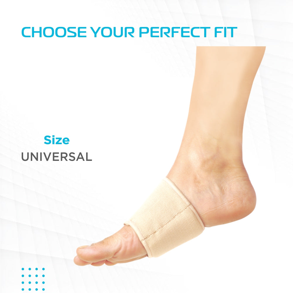 Metatarsal Silicone Cushion Support | Provides Support to the Metatarsals to Relieve Pain (Beige)