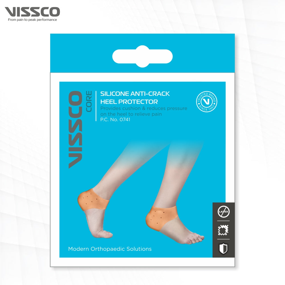 Vissco Anti-Crack Heel Protector | Silicone