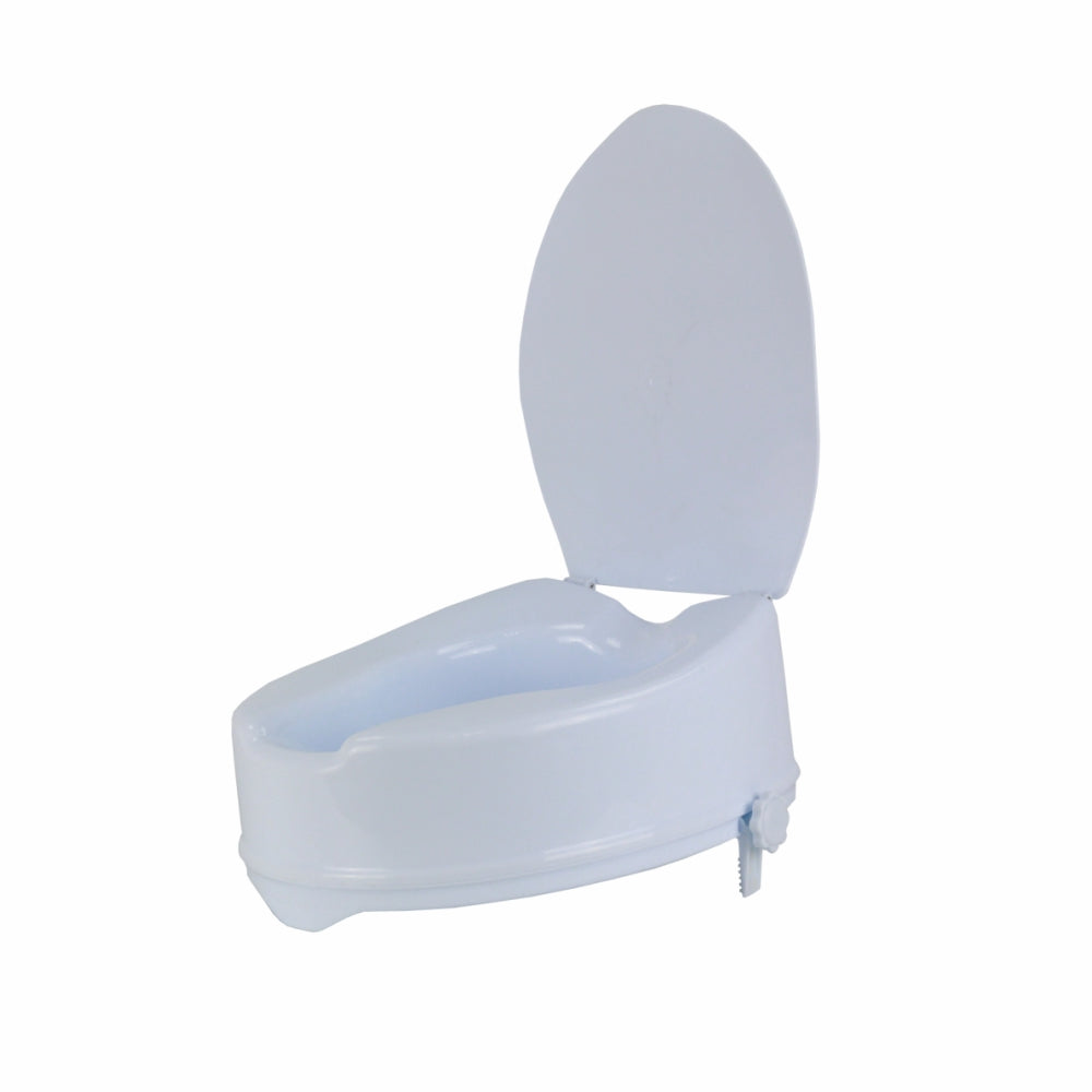 Vissco Comfort Commode Elevated Seat - 6" Height with Lid