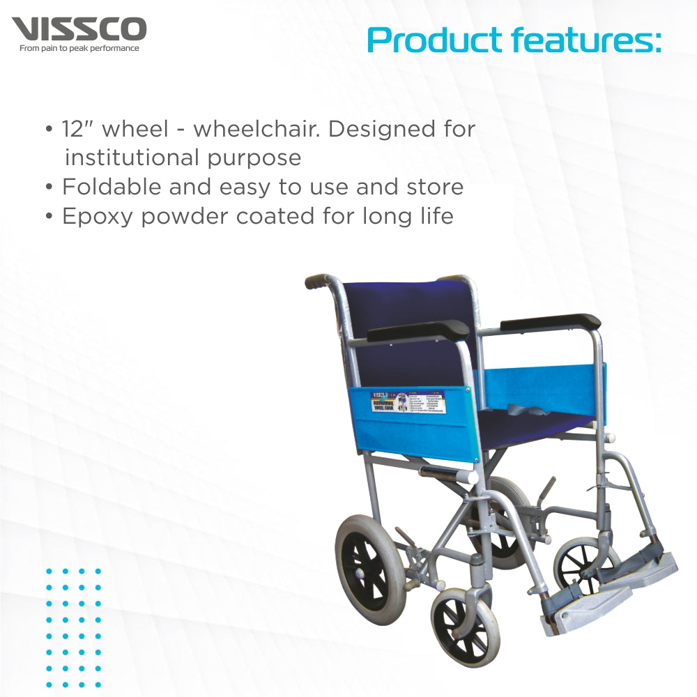 Vissco Imperio Wheelchair - with 300mm Rear Wheels