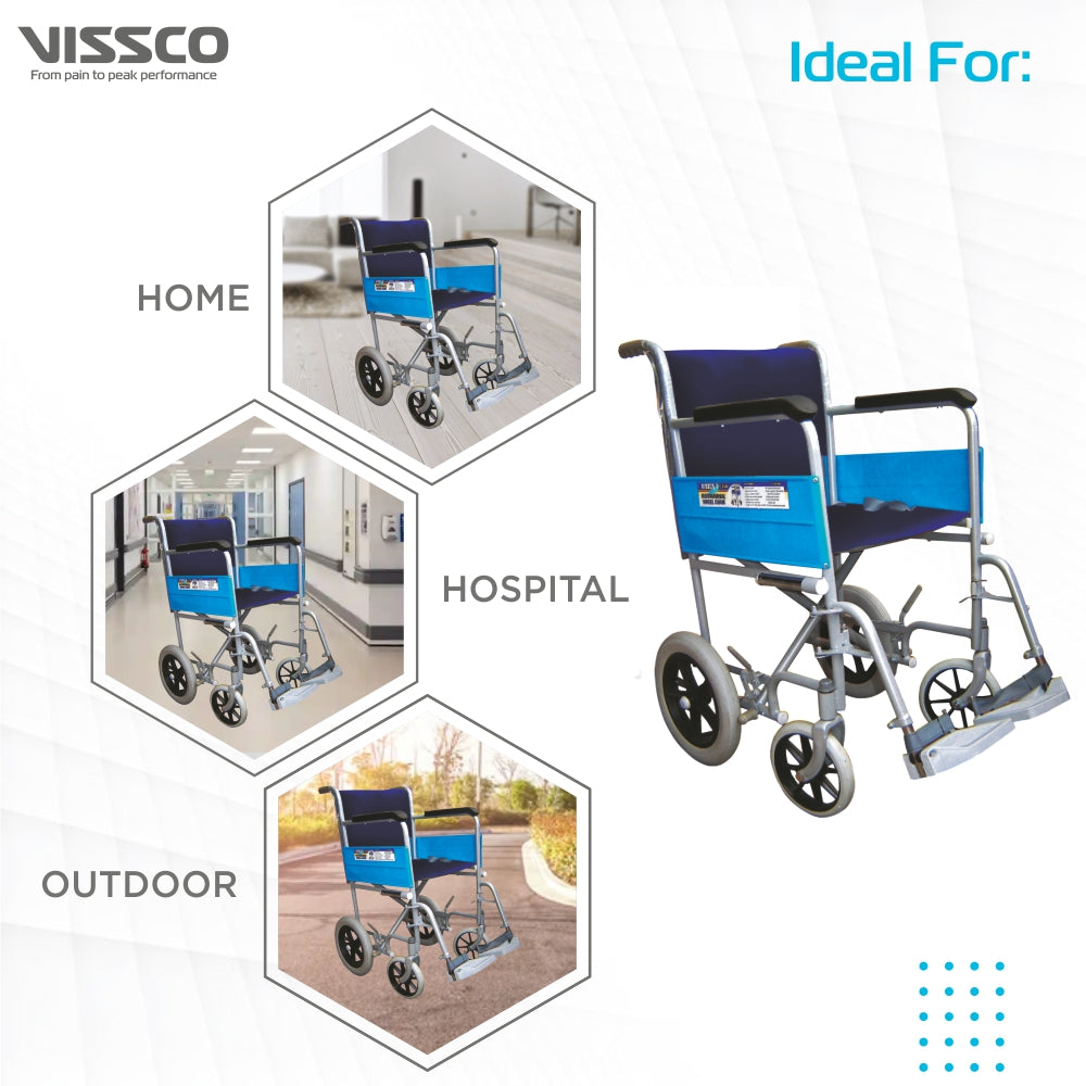 Vissco Imperio Wheelchair - with 300mm Rear Wheels