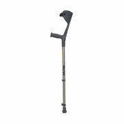 Astra Max Elbow Crutch (Fixed Handle) for Physically Challenged | Light Weight & Adjustable Height (1 Pair) (Grey) - Vissco Next