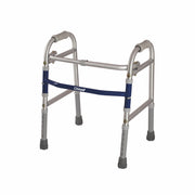 Vissco Champ Walker for Children|Foldable, Light Weight & Height Adjustable Walking Aid |Weight Capacity 80kg| Made with Premium Grade Rubber Shoes and PVC Grip  - Universal (Grey) - Vissco Rehabilitation 