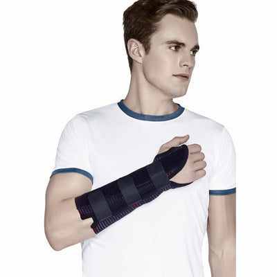 Elastic Wrist Support (21cms) | Provides Firm Support for Colles Fracture | Wrist Support to Stabilize (Black) - Vissco Next