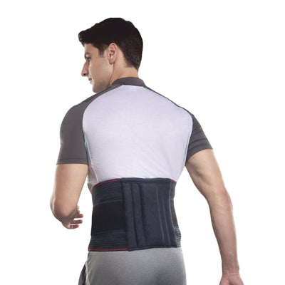 Adjustable Back Lumbar Support Belt with 6 Bone Waist Orthopedic Corset Men  Spine Decompression Waist Trainer Back Pain Relief Xrs