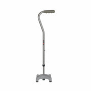 Avanti Sheperd Shape Quadripod Stick for Physically Challeged | Light Weight & Adjustable Height (Grey) - Vissco Next