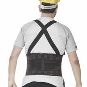 Vissco Back Support Industrial Belt For Back Injury Due To Heavy Weight Lifting, Lumbar Strain / Sprain, Back Pain Relief - (Black) - Vissco Rehabilitation 