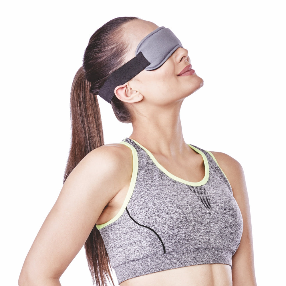 Vissco Cool Gel Eye Relaxing Mask For Puffy Tired Eyes, Dark Circles, Instant Pain Relief, Dry Eyes, Redness - Universal (Grey) - Vissco Rehabilitation 