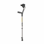 Astra Max Elbow Crutches | Adjustable Elbow Support & Height | Light Weight | PVC grip Handle (1 Pair) | Color (Grey) - Vissco Next