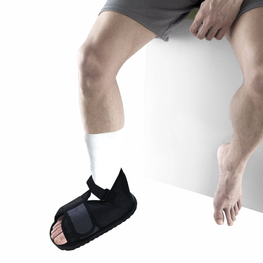 Cast Shoe | Provides Stability & Protection while the Leg is in Plaster (Grey) - Vissco Next