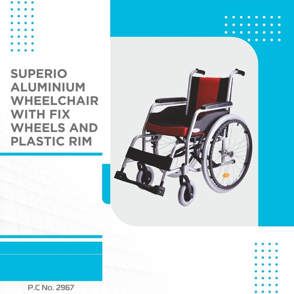 Vissco Superio Wheelchair - with Fixed Spoke Wheels | Aluminum