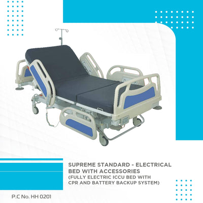Supreme Standard - Electrical Bed with Accessories