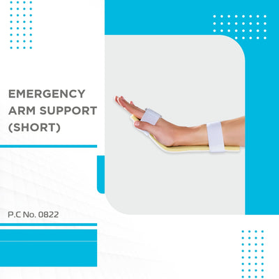 Emergency Splint Arm (Short) | Provides Support & Stability to the Arm (Beige)