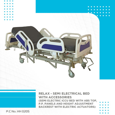 Relax - Semi Electric Bed with Accessories