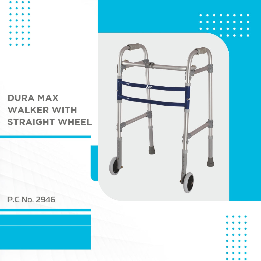 Vissco Dura Max Walker - with Straight Wheels | Aluminum