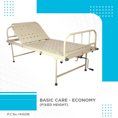 Basic Care Bed with Backrest