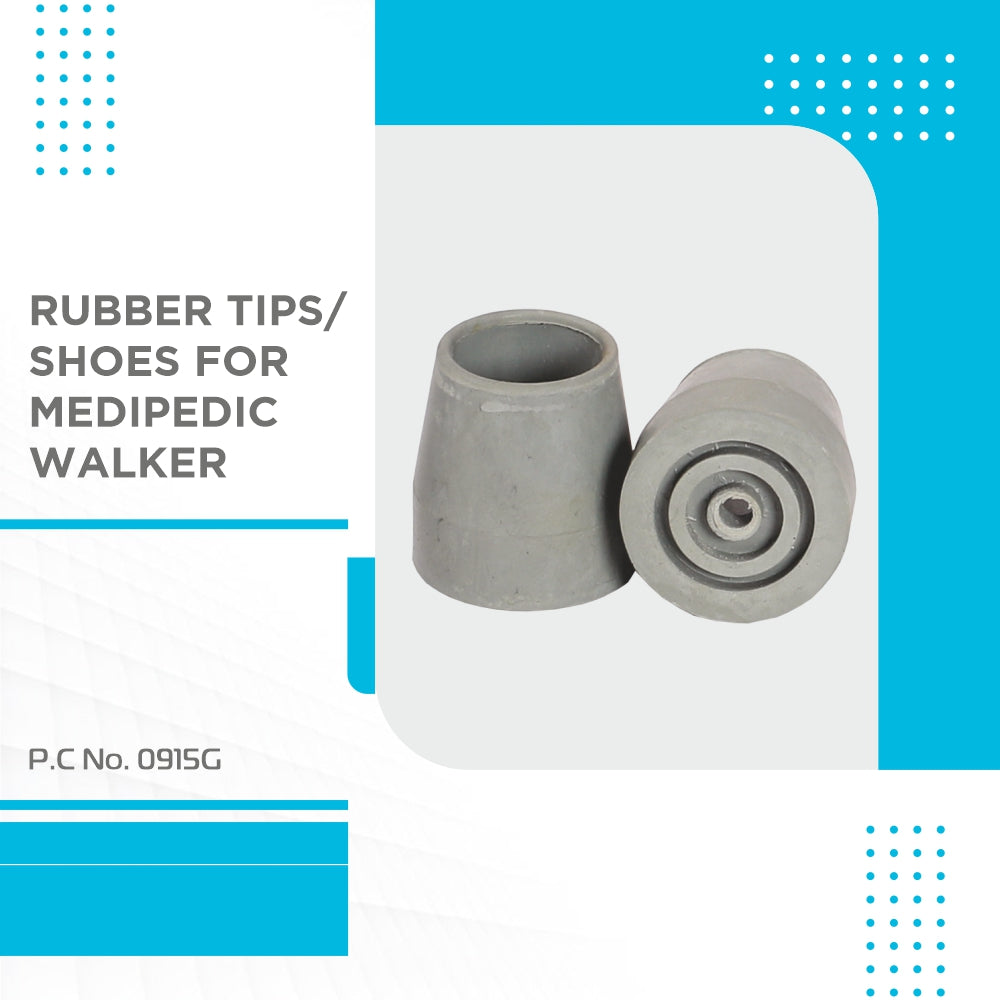 Rubber Tips/Shoes For Medipedic Walker (PACK OF 4)