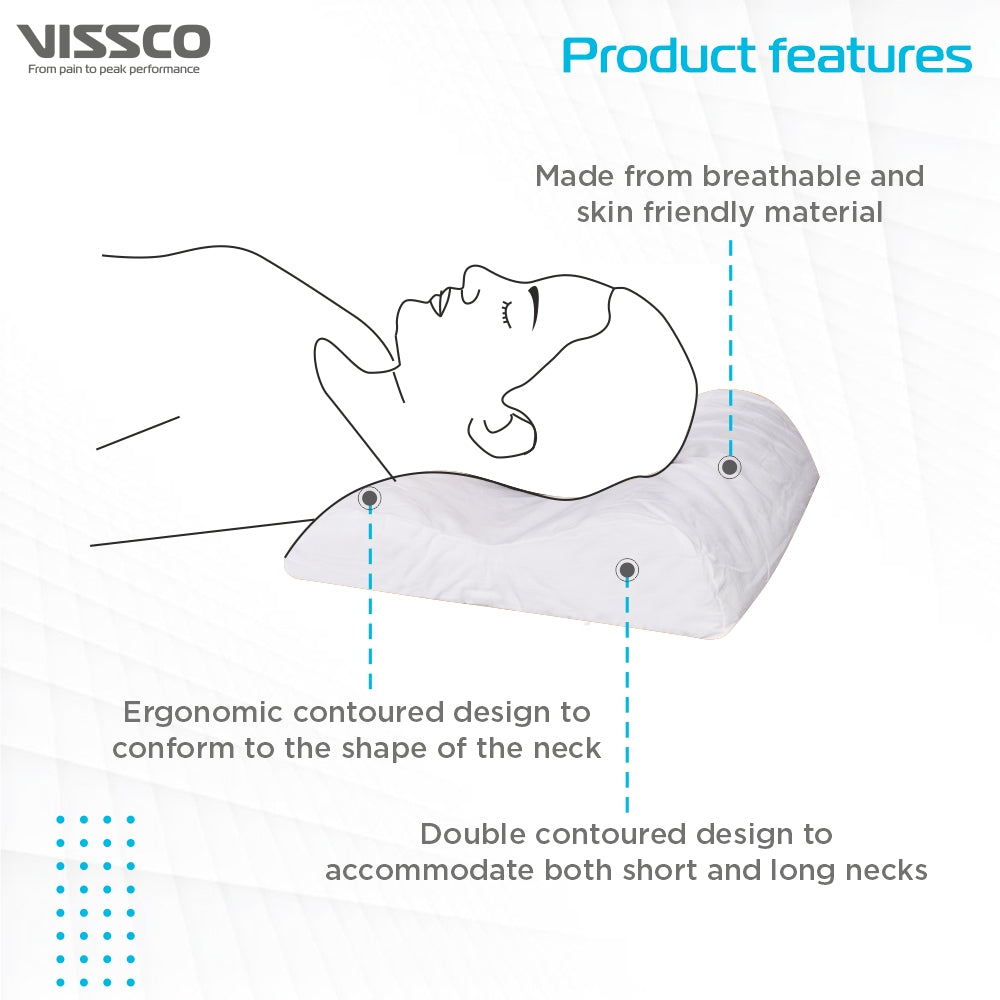 Vissco Cervical Pillow - Contoured