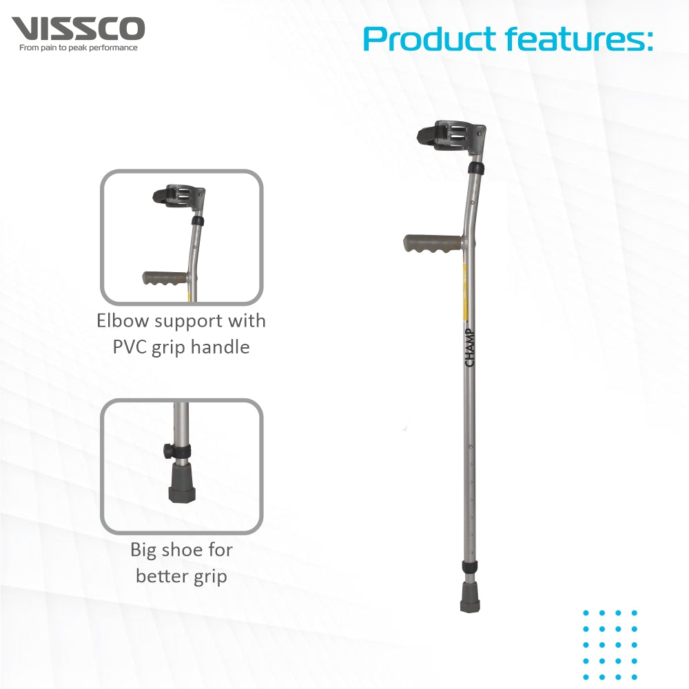 Vissco Champ Pediatric Elbow Crutch - Pair
