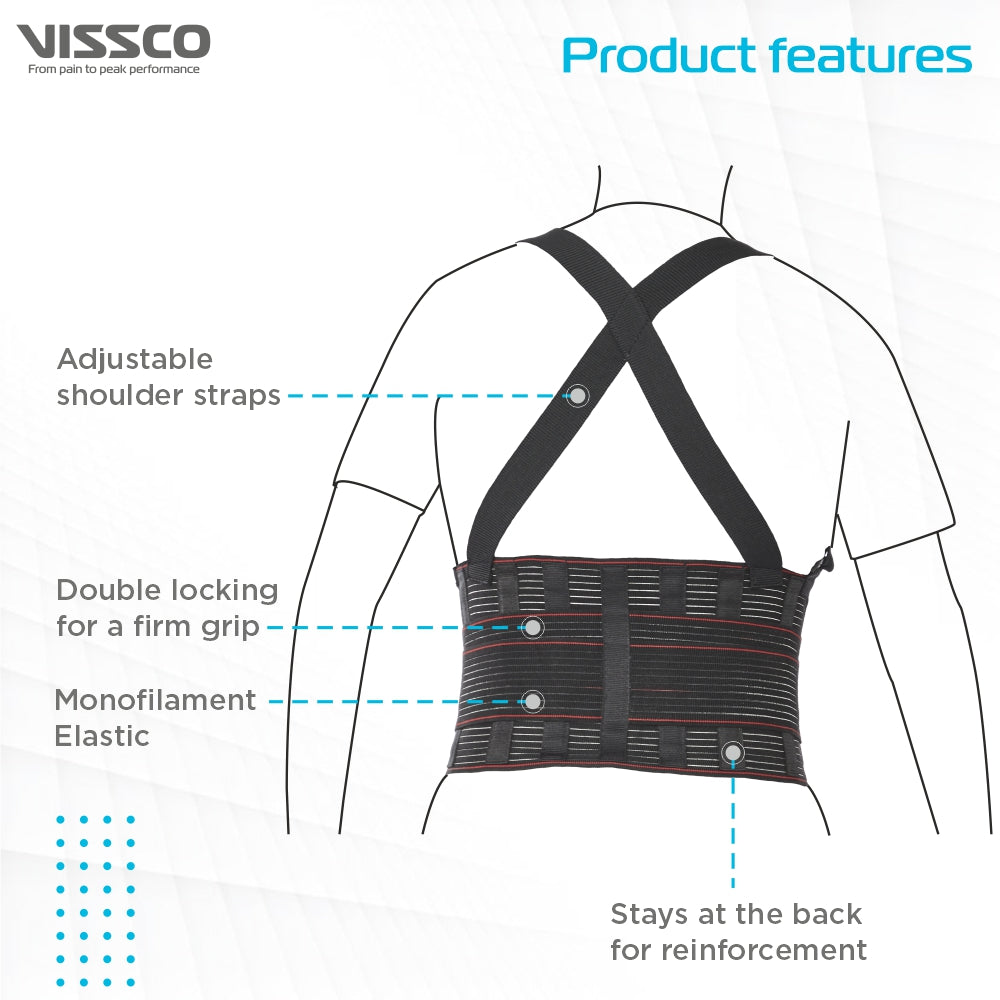 Industrial Back Support Belt For Lifting Heavy Material & Goods