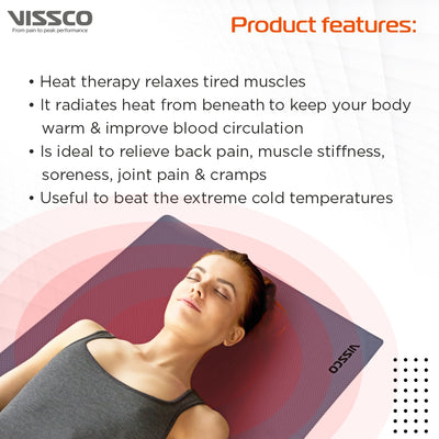 Ortho Heating Mat | Provides Blood Circulation & Helps to keep Body Warm (Grey)